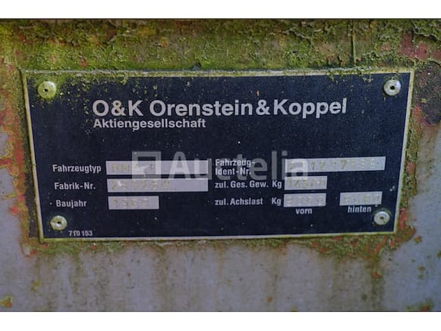 O&k wielgraafmachine - orenstein & koppel mh4 - afbeelding 21 van  22