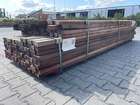 Okan hardhouten onderliggers geschaafd 3050-3350x57x42mm (204x) - afbeelding 2 van  3