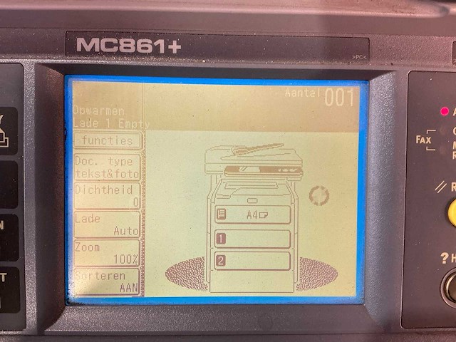 Oki mc861+ multifunctional - afbeelding 4 van  4