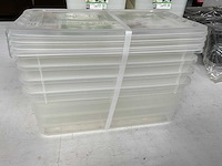 Okt basixx opbergbak met deksel 5,6 l ca. 33 x 19,5 x 12 cm set van 4 stuks (52x) - afbeelding 3 van  7