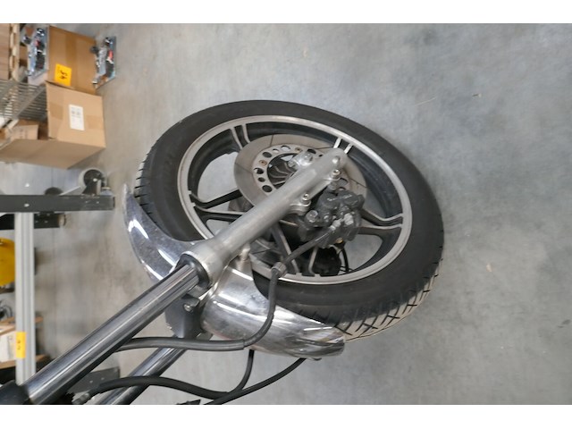 Old timer moto honda (1984 / jh2 rc2 101 em 005 952) + lederen motorjas richa - afbeelding 11 van  16