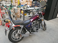 Old timer moto honda (1984 / jh2 rc2 101 em 005 952) + lederen motorjas richa - afbeelding 12 van  16