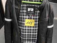 Old timer moto honda (1984 / jh2 rc2 101 em 005 952) + lederen motorjas richa - afbeelding 13 van  16