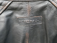 Old timer moto honda (1984 / jh2 rc2 101 em 005 952) + lederen motorjas richa - afbeelding 15 van  16