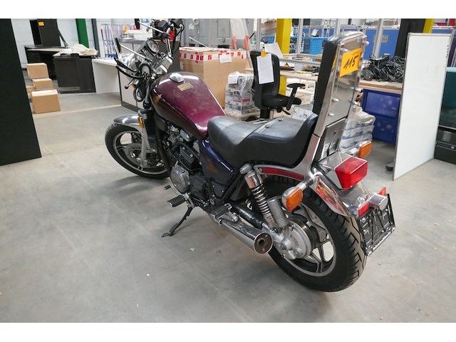 Old timer moto honda (1984 / jh2 rc2 101 em 005 952) + lederen motorjas richa - afbeelding 3 van  16