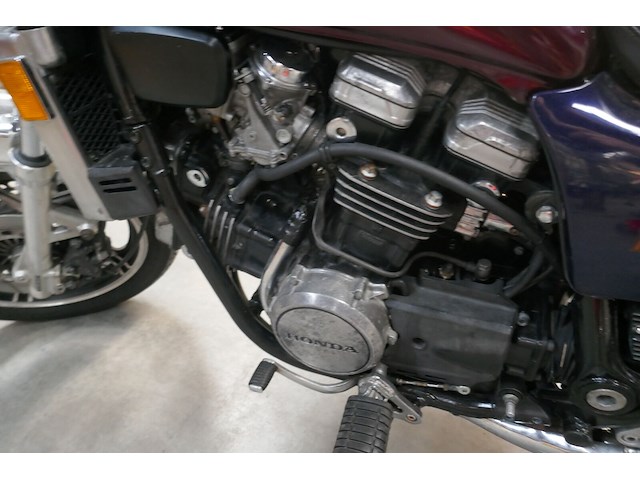 Old timer moto honda (1984 / jh2 rc2 101 em 005 952) + lederen motorjas richa - afbeelding 7 van  16