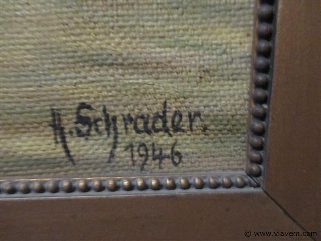 Olie op doek - afbeelding 3 van  3