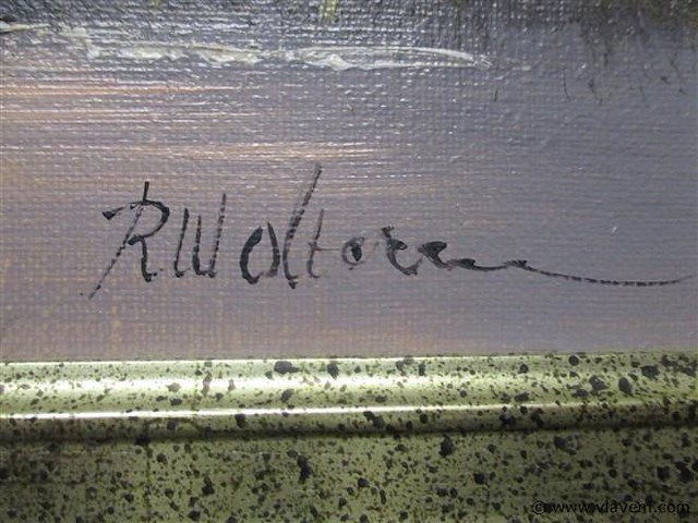 Olie op doek - afbeelding 2 van  2