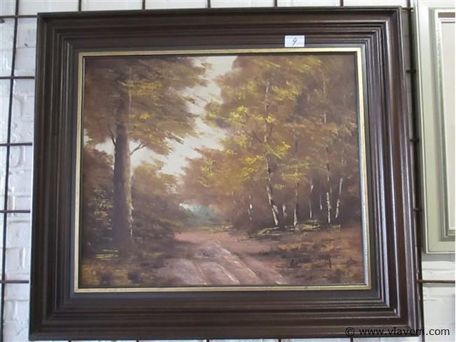 Olie op doek - afbeelding 1 van  3