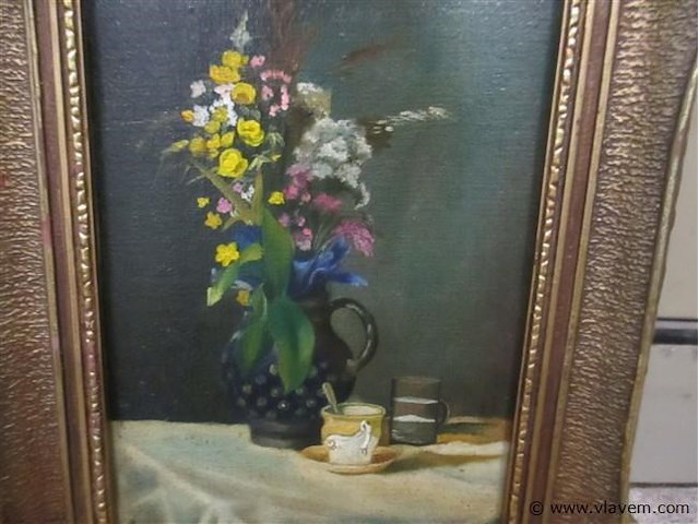 Olie op doek - afbeelding 2 van  2