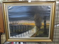 Olie op doek - afbeelding 1 van  3