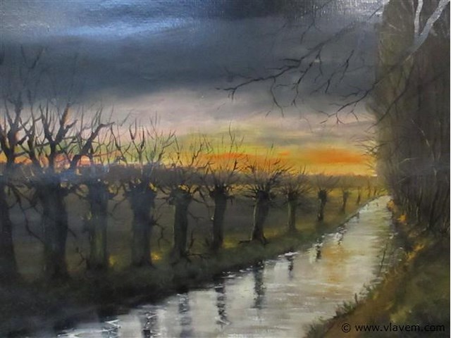 Olie op doek - afbeelding 2 van  3