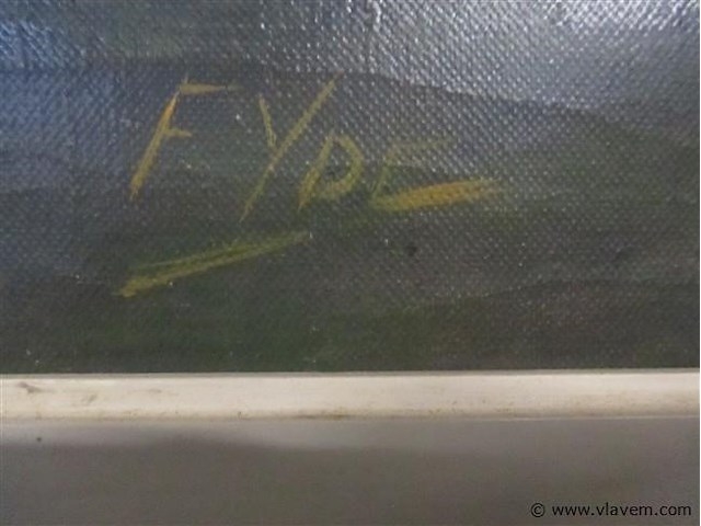 Olie op doek - afbeelding 3 van  3