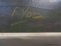 Olie op doek - afbeelding 3 van  3