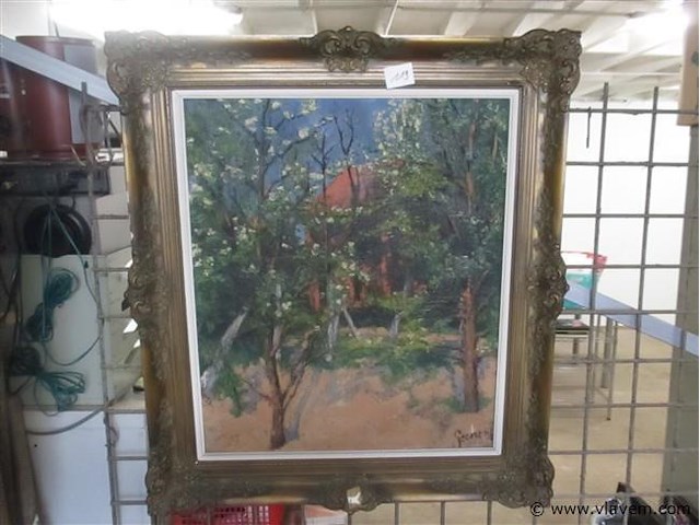 Olie op doek - afbeelding 1 van  3