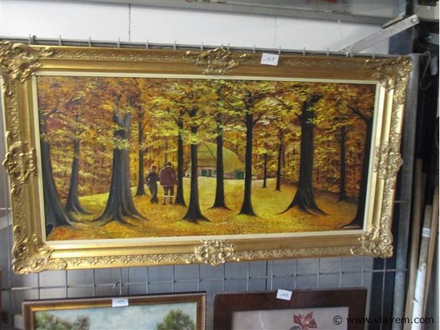 Olie op doek - afbeelding 1 van  3