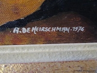 Olie op doek - afbeelding 3 van  3