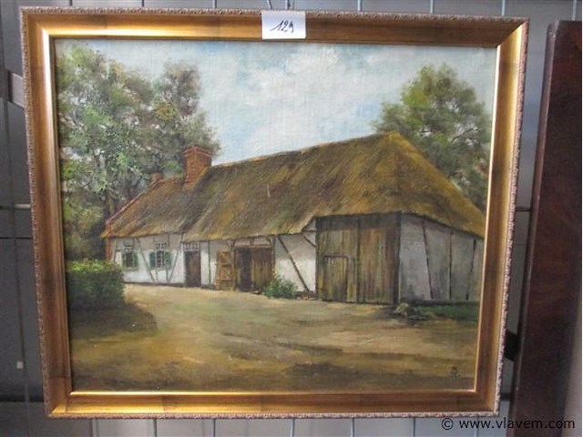 Olie op doek - afbeelding 1 van  3