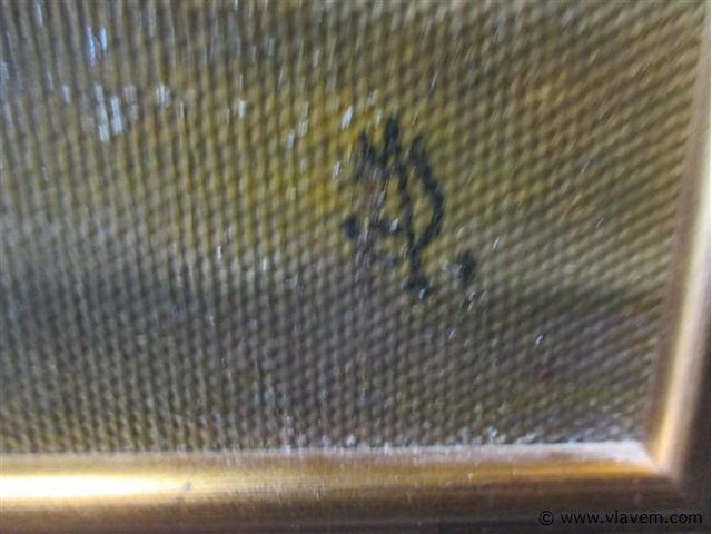 Olie op doek - afbeelding 3 van  3