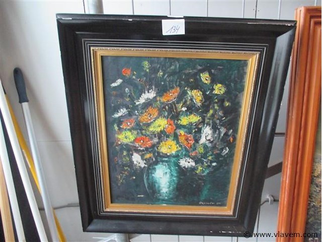 Olie op doek - afbeelding 1 van  3