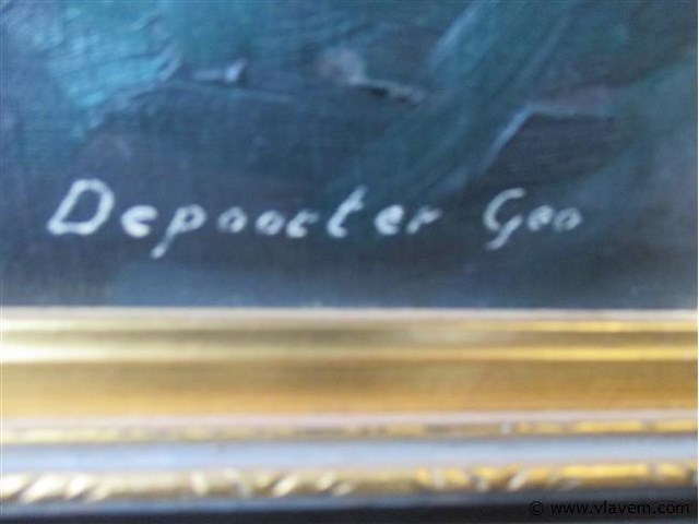 Olie op doek - afbeelding 3 van  3