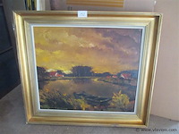 Olie op doek - afbeelding 1 van  3