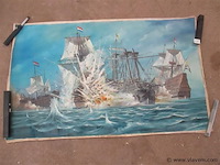 Olie op doek - afbeelding 1 van  4