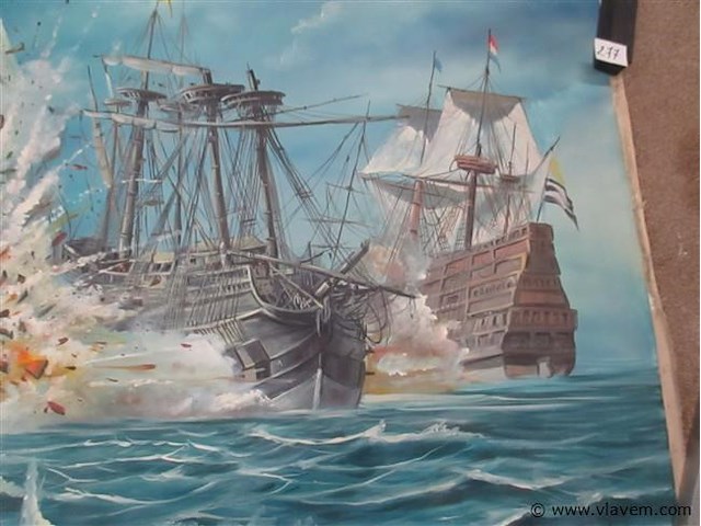 Olie op doek - afbeelding 3 van  4