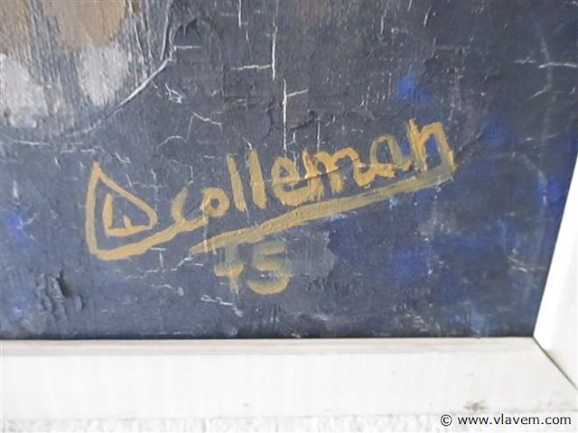 Olie op doek - afbeelding 3 van  3