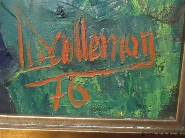 Olie op doek - afbeelding 3 van  3