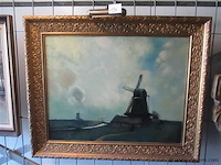 Olie op doek - afbeelding 1 van  2