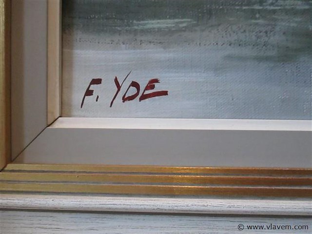 Olie op doek - afbeelding 3 van  3