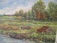 Olie op paneel - afbeelding 2 van  2