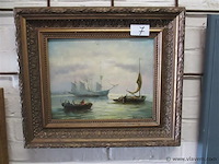 Olie op paneel - afbeelding 1 van  3