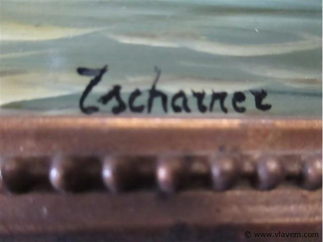 Olie op paneel - afbeelding 3 van  3