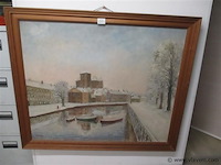 Olie op paneel - afbeelding 1 van  3