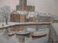 Olie op paneel - afbeelding 2 van  3