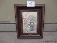 Olie op paneel - afbeelding 1 van  3