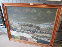 Olie op paneel - afbeelding 1 van  3