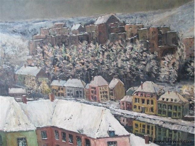 Olie op paneel - afbeelding 2 van  3