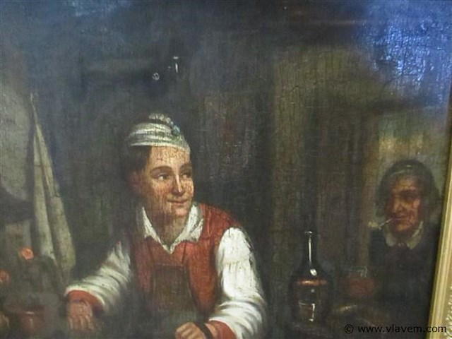 Olie op paneel - afbeelding 2 van  3