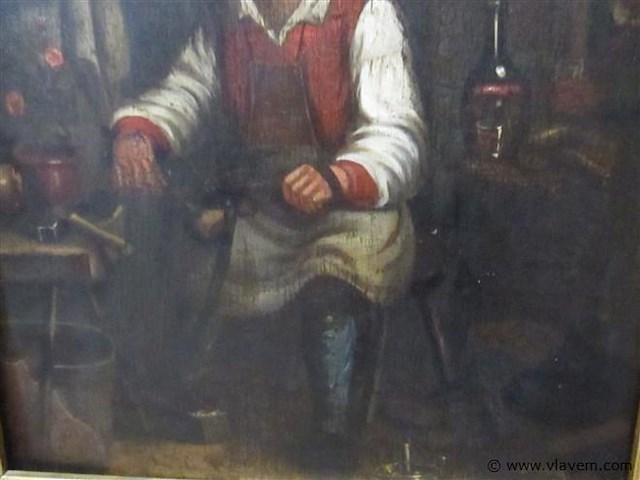 Olie op paneel - afbeelding 3 van  3