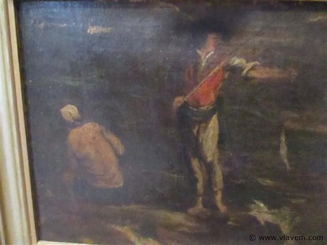 Olie op paneel - afbeelding 2 van  3