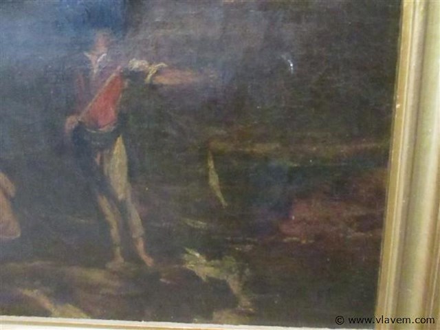 Olie op paneel - afbeelding 3 van  3