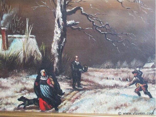 Olie op paneel - afbeelding 2 van  3