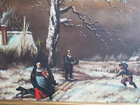 Olie op paneel - afbeelding 2 van  3