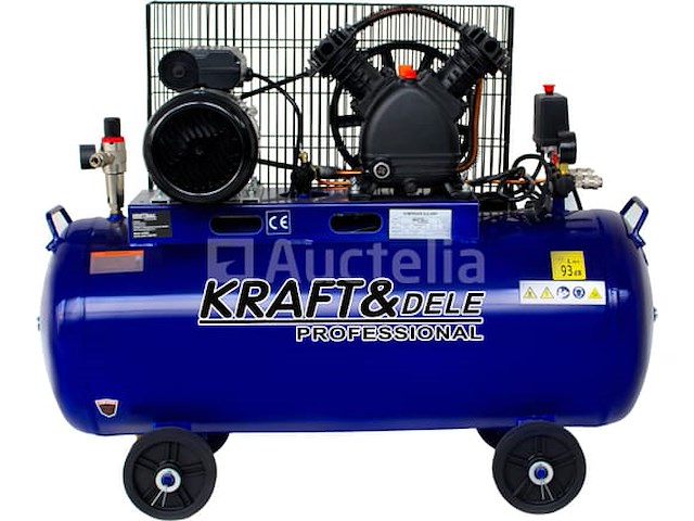 Oliecompressor 100l 2800w 480l/min kraft&dele - afbeelding 3 van  7
