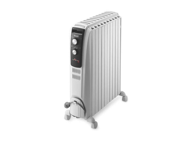 Oliegevulde radiator 2500w white dragon 4 - trd41025 - delonghi - afbeelding 2 van  3