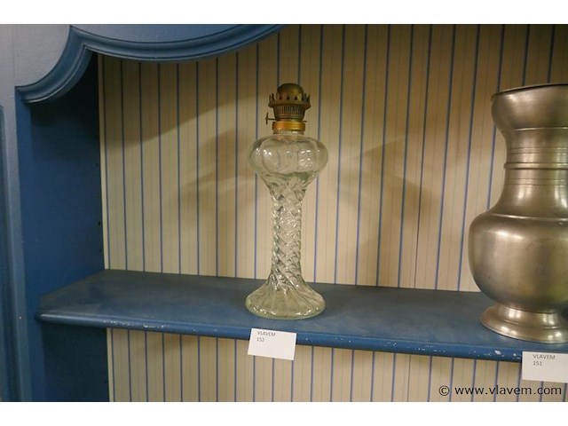 Olielamp in glas - afbeelding 1 van  1