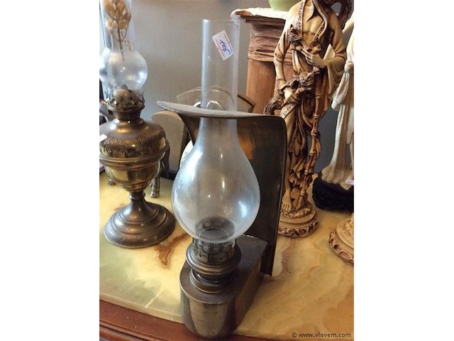 Olielamp muur - afbeelding 1 van  2